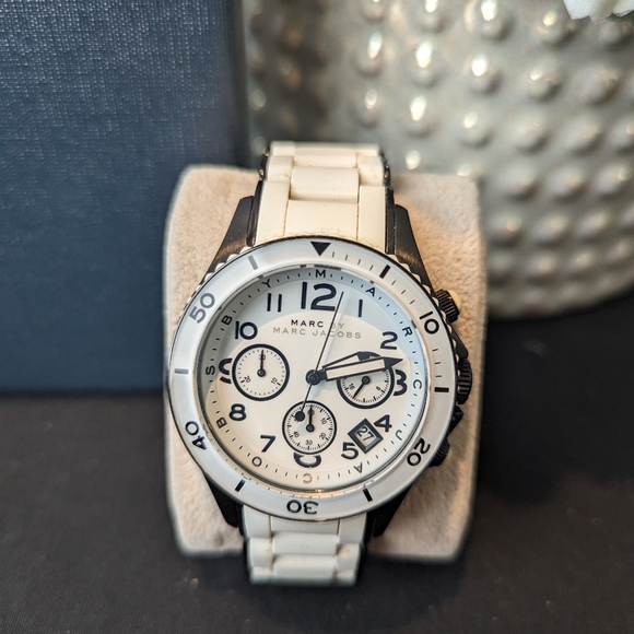 White/ Black Marc Jacobs watch